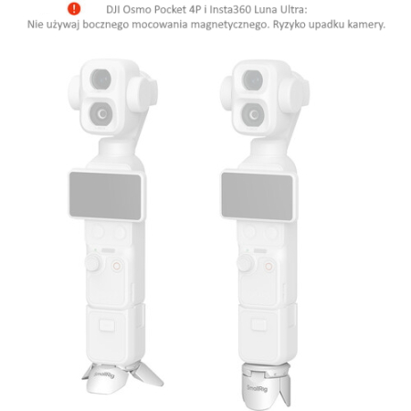 SmallRig 6794 - podstawka, mini statyw dedykowany do DJI Osmo Pocket 4 / 3 - ważna uwaga